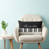 ピアノ鍵 ランバークッション (椅子)