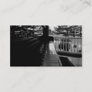 ピアノ鍵-名刺のテンプレート 名刺