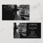 ピアノ鍵-名刺のテンプレート 名刺 (正面/裏面)