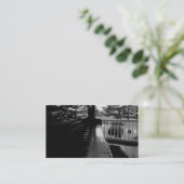 ピアノ鍵-名刺のテンプレート 名刺 (スタンド正面)