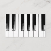 ピアノ鍵 名刺 (正面)