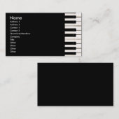 ピアノ鍵 名刺 (正面/裏面)