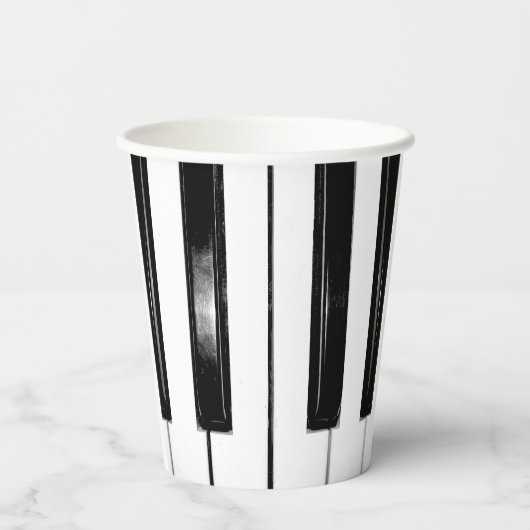 ピアノ鍵 紙コップ (裏面)