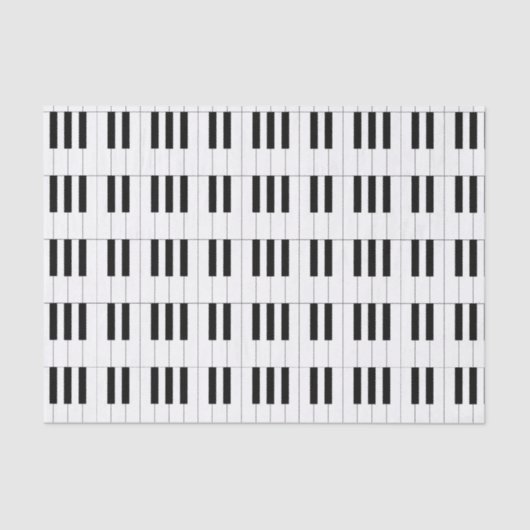 ピアノ鍵 薄葉紙 (正面)