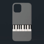 ピアノ鍵 iPhone 12 MINI ケース<br><div class="desc">ピアノ鍵で世界に好きな情報を伝える</div>