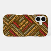 ピアノ鍵 iPhone 16ケース (裏面横)