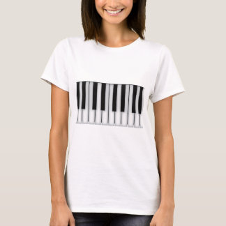 ピアノ鍵 Tシャツ