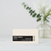 ピアノ関連の名刺テンプレート 名刺 (スタンド正面)