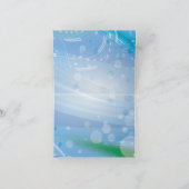 ピアノ音こうもりバー(ユダヤ教の)バル・ミツバーサンキューカード サンキューカード (内部)