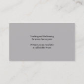 ピアノ音楽の名刺 名刺 (裏面)