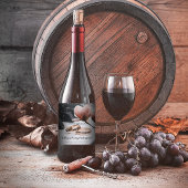 ピアノ音楽の結婚リングや輪ブライド・メイド・ワインラベル ワインラベル