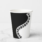 ピアノ音楽キーボード  紙コップ (裏面)