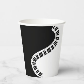 ピアノ音楽キーボード  紙コップ