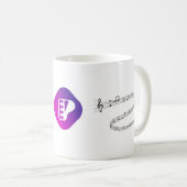 ピアノ音楽ショーのコーヒー・マグ コーヒーマグカップ (正面右)