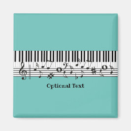 ピアノ音楽デザイン磁石 マグネット