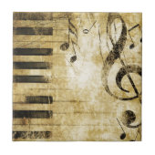 ピアノ音楽ノート タイル (正面)