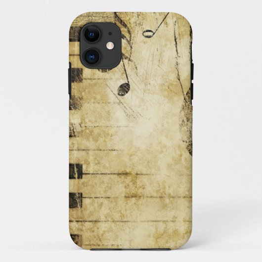 ピアノ音楽ノート Case-Mate iPhoneケース (裏面)