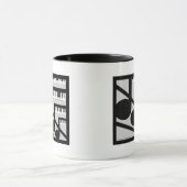 ピアノ音楽マグ マグカップ (中央)