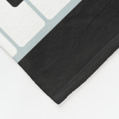 ピアノ音楽名前をカスタムするのフリースブランケット フリースブランケット (角)