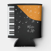 ピアノ音楽名前をカスタムする缶クーラー 缶クーラー (正面)