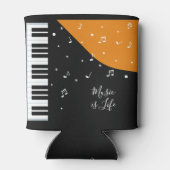 ピアノ音楽名前をカスタムする缶クーラー 缶クーラー (裏面)