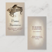 ピアノ音楽業界カード 名刺 (正面/裏面)