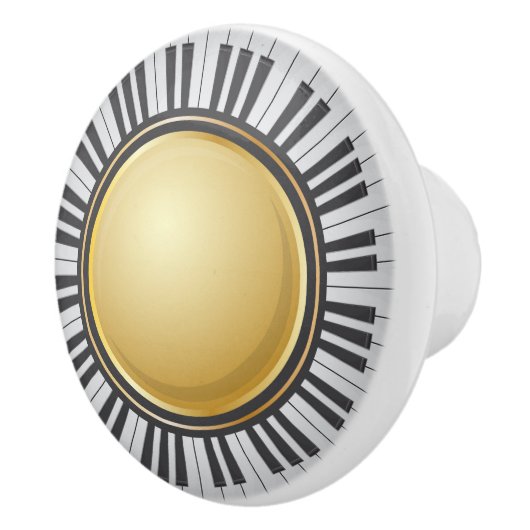 ピアノ音楽用キャビネットのノブ セラミックノブ (右)