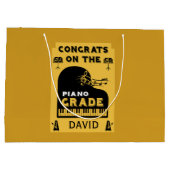 ピアノ音楽試験おめでとう ラージペーパーバッグ (裏面)