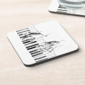 ピアノ音楽 コースター (左側)