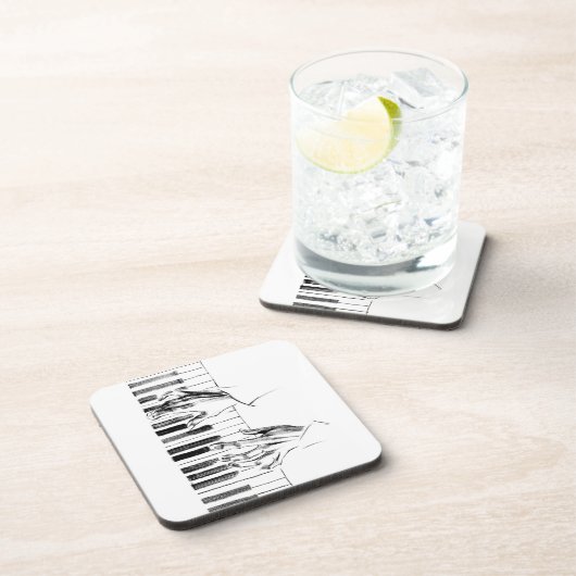 ピアノ音楽 コースター (右側)