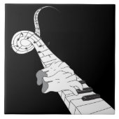 ピアノ音楽 タイル (正面)