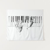 ピアノ音楽 タペストリー (正面(横))