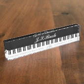 ピアノ音楽 デスクネームプレート (側面)