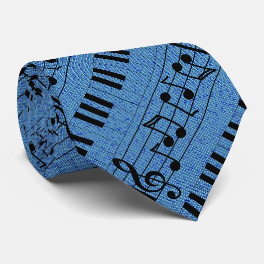 ピアノ音楽 ネクタイ (ロール)