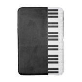 ピアノ音楽 バスマット (正面縦)