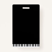 ピアノ音楽 バッジ (裏面)