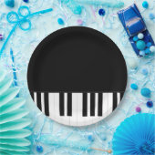 ピアノ音楽 ペーパープレート (パーティー)