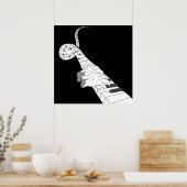 ピアノ音楽 ポスター (キッチン)