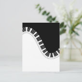 ピアノ音楽 ポストカード (スタンド正面)