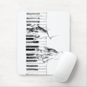 ピアノ音楽 マウスパッド (マウス)