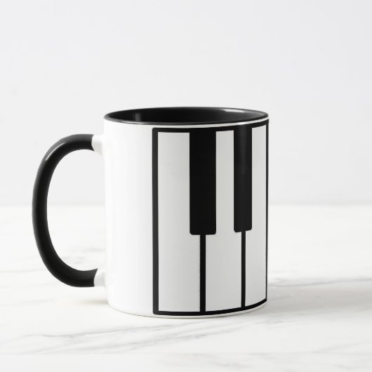 ピアノ音楽 マグカップ (左)