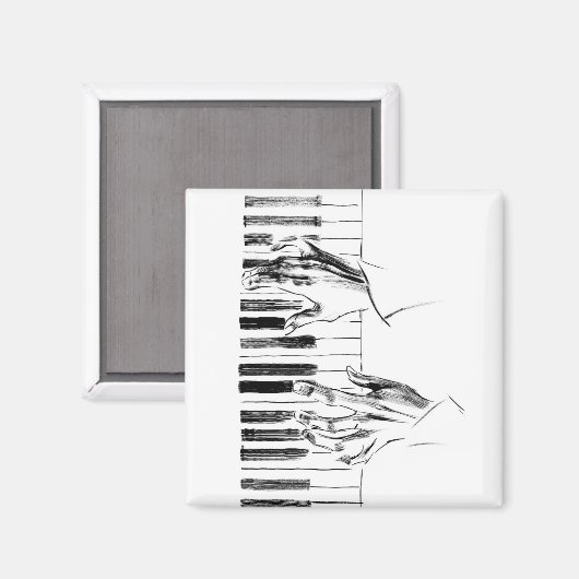 ピアノ音楽 マグネット (正面/裏面)