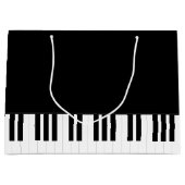 ピアノ音楽 ラージペーパーバッグ (正面)
