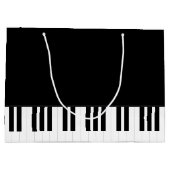 ピアノ音楽 ラージペーパーバッグ (裏面)
