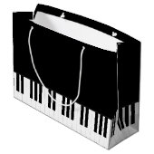 ピアノ音楽 ラージペーパーバッグ (裏面アングル)