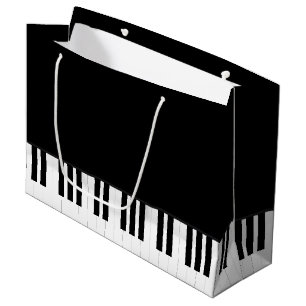 ピアノ音楽 ラージペーパーバッグ