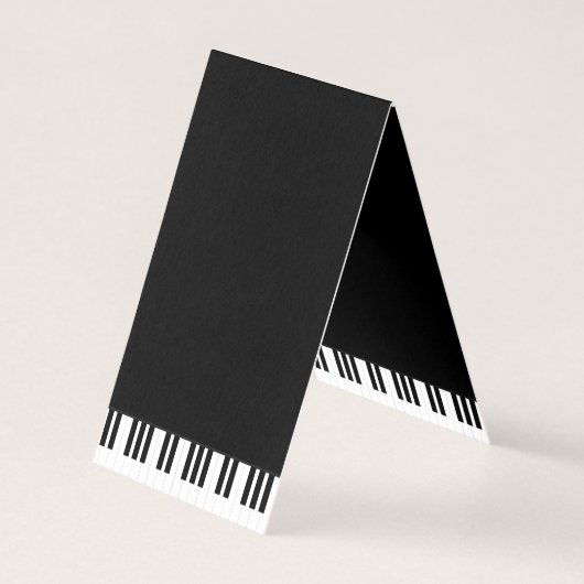 ピアノ音楽 名刺 (裏面)