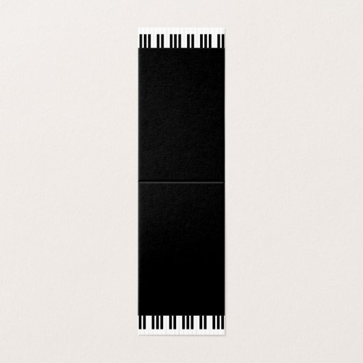 ピアノ音楽 名刺 (外部フラット)