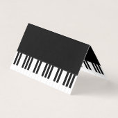 ピアノ音楽 名刺 (裏面)