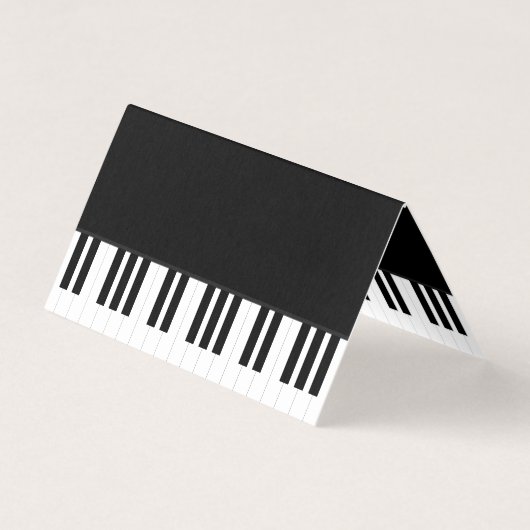 ピアノ音楽 名刺 (裏面)